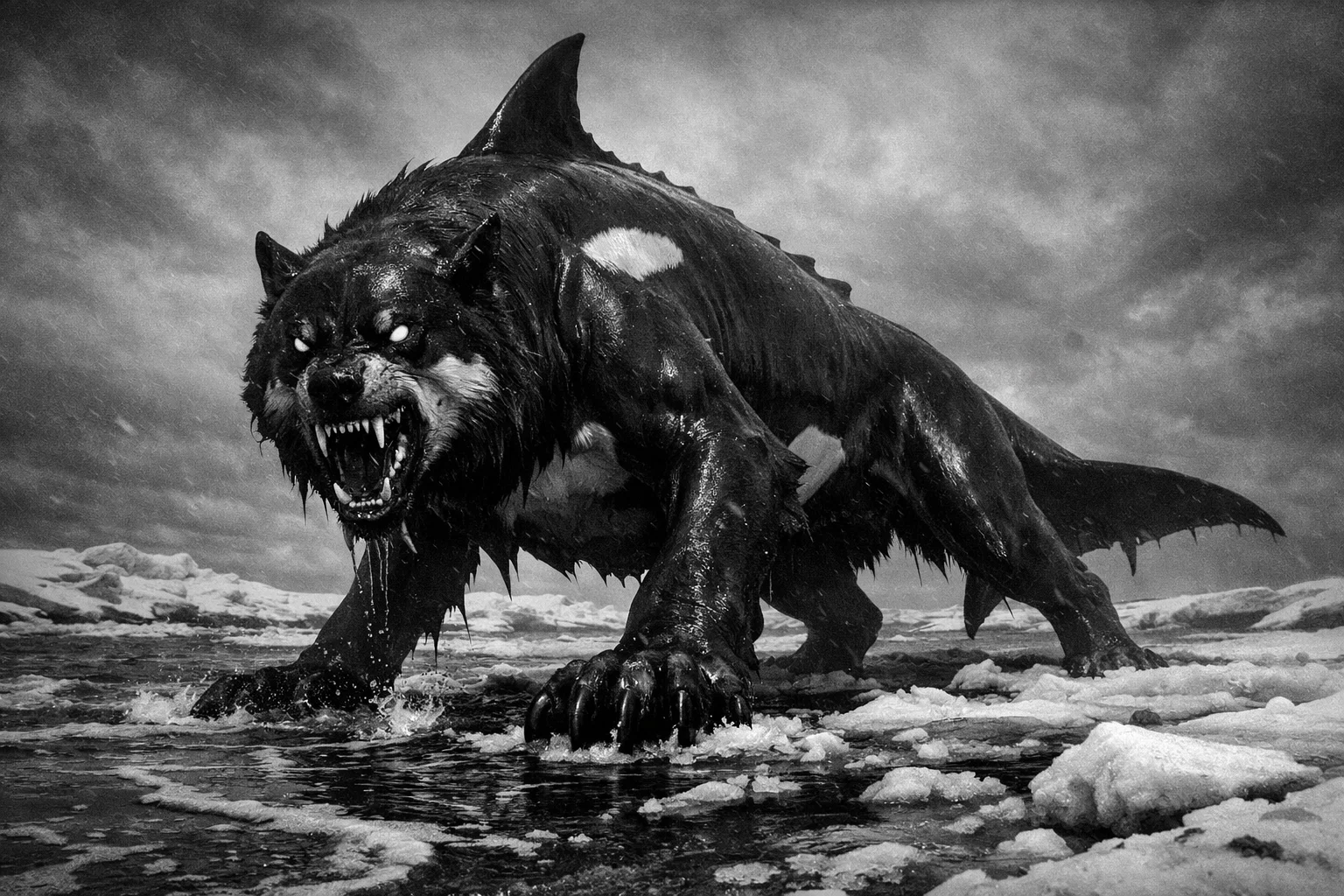 Akhlut (Inuit Orca-Wolf Hybrid)