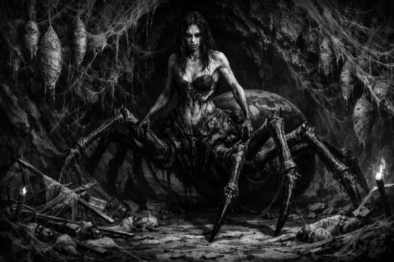Arachne (Ancient Greek Half-Woman, Half-Spider Beast)