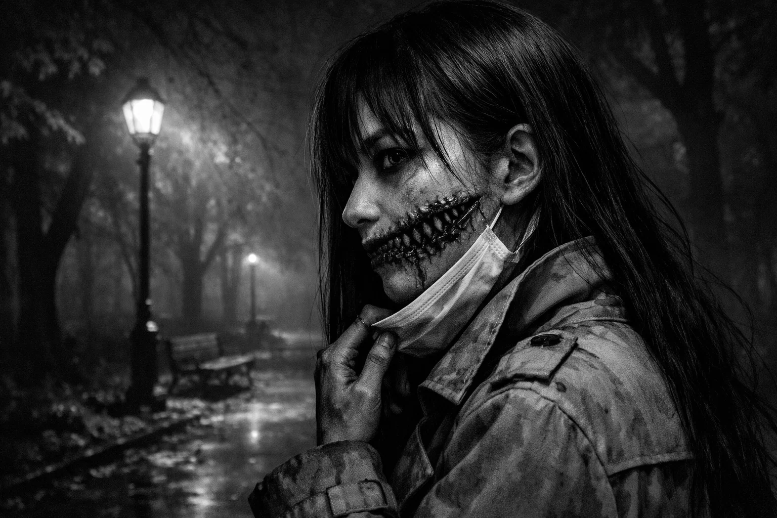 Kuchisake onna (Japanese Slit-Mouthed Woman)